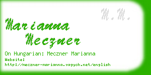 marianna meczner business card